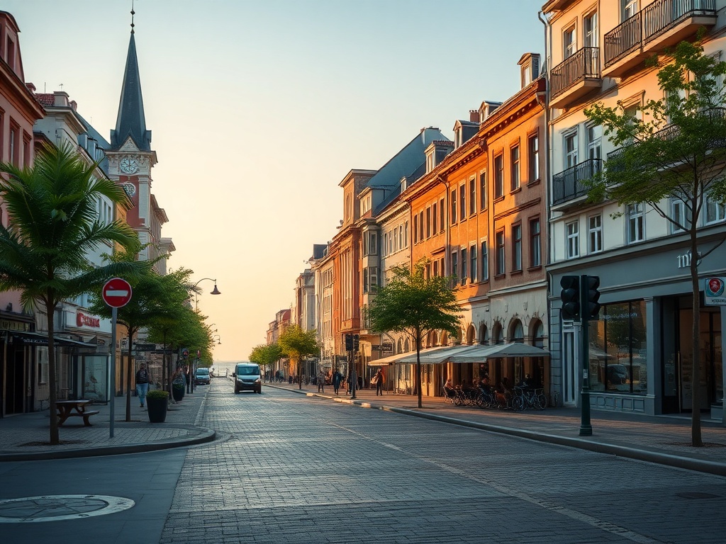 Mapa infrastruktury miasta Puck z zaznaczonymi kluczowymi usługami